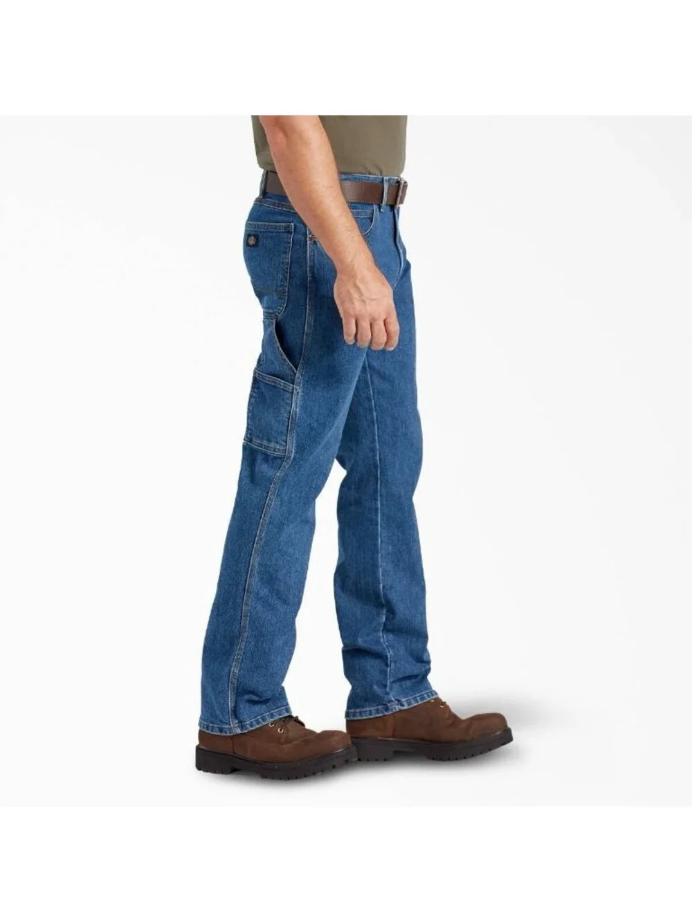 Dickies Men’s Flex Jeans Relaxed Fit Straight Leg Blue Size 42X32